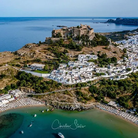 Villa Shore Summer House With Jacuzzi And Sea View !!! Líndos