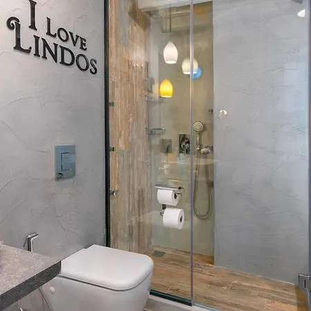 Shore Summer House With Jacuzzi And Sea View !!! Villa Líndos